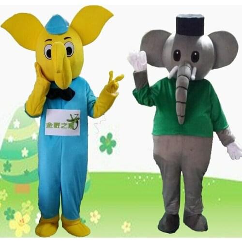 Elephant Mascot Costume Suit Cosplay Party Game Dress Outfits Clothing Advertising Carnival Halloween Xmas Easter Festival Adult