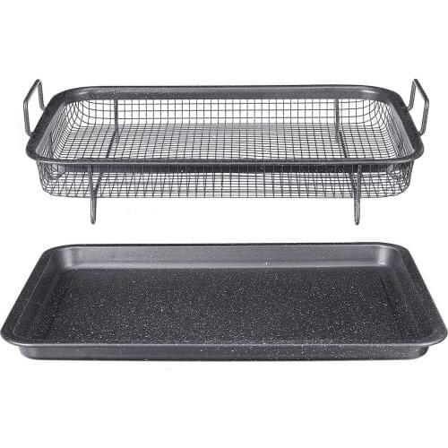 Baking Dish Copper Baking Tray Oil Frying Baking Pan Non-stick Chips Basket Grill Mesh Kitchen Tools