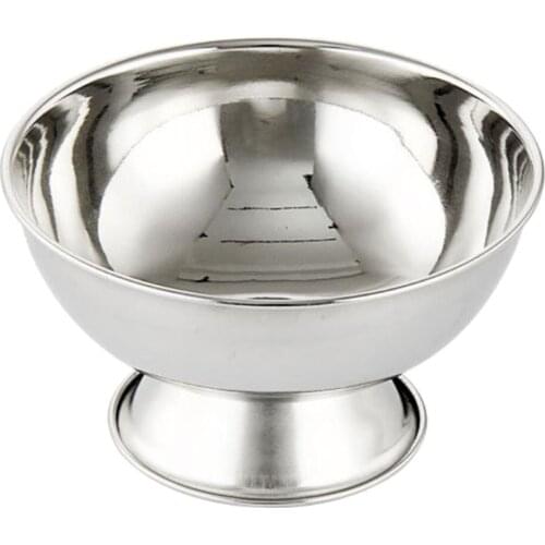 Shaving Soap Bowl, Portable Stainless Steel Large & Deep Spill-Proof Shaving Soap Cream Mug Bowl with Enhanced Stand Base