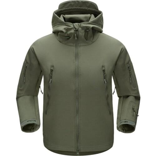 Mens Army Camouflage Jacket and Coat Military Tactical Jacket Winter Waterproof Soft Shell Jackets Windbreaker Hunt Clothes Pop