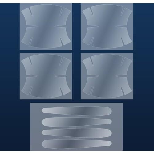 4 PCS / 8 PCS For skoda Octavia Rapid Fabia Superb Kodiaq Car Door Handle Stickers Auto Handle Protection Anti Scratch Stickers