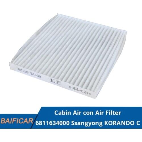 Baificar Brand New Genuine Cabin Air con Air Filter 6811634000 For Ssangyong KORANDO C