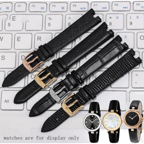 Custom Watchband Replacement Gucci Fiyta Concave interface Strap Black Watch Chain For Men And Women