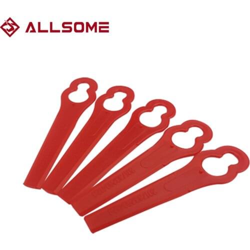 ALLSOME 50pcs Plastic Trimmer Blades Pendants For Bosch ART26LI ART26 Accutrim EasyTrim Accu Grass Trimmer Garden Timmer HT2079