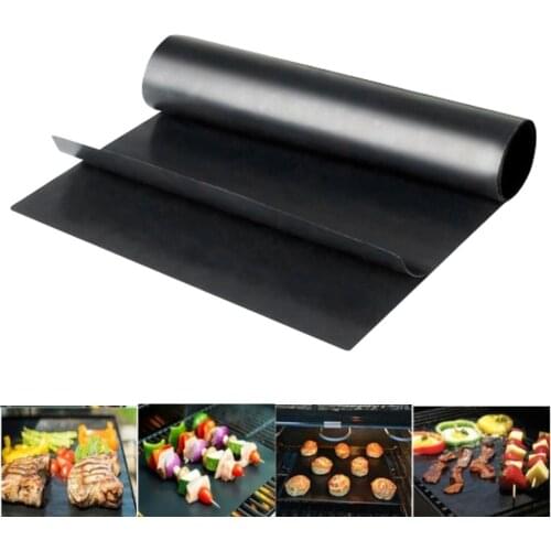 Practical Outdoor Picnic Non-toxic Oven BBQ Grill Mat Multi-functional Convenient Reuse Non-stick Barbecue Baking Pad