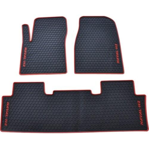 Rubber Feet Car Floor Mats for Great Wall Hover H2 Wear Resistant Non Slip Easy To Clean Waterproof Latex Carpets