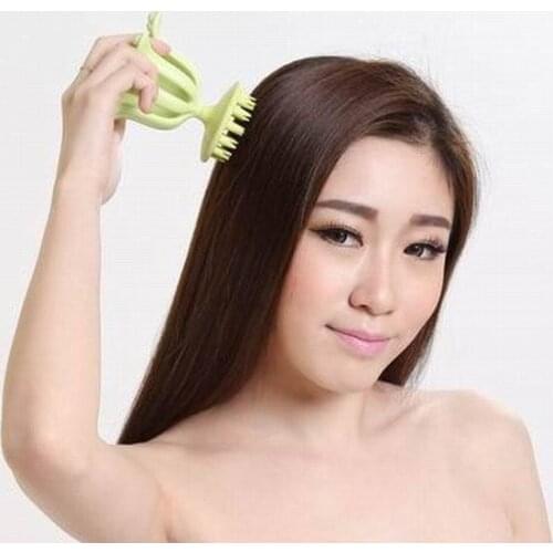 Octopus Wash Head Brush Shampoo Massager Scalp Acupoints Mini Massage Tool Health Therapy Care Stress Relax Manual Slimming