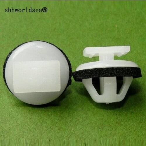 Shhworldsea Rocker Panel Baffle Panel Retaining Clip car plastic fastener auto clips for Nissan 76882-EW00B