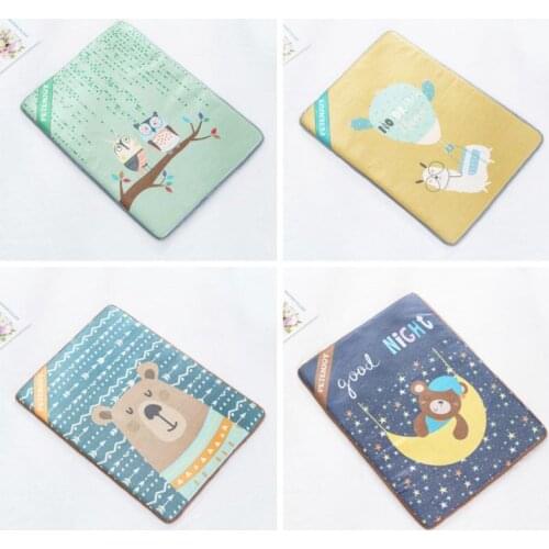 Cute Dog Mat Pet Summer Cooling Bed House Cat Mattress Dog Beds Sofa Washable For Small Medium Large Dogs Bed Anti-slip Soft Mat