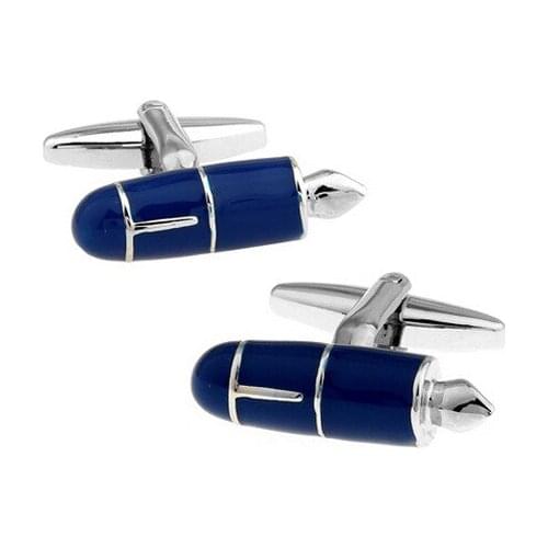 New Metal Pen Quality Cufflinks for Mens Jewelry Mens French Cuff Links Shirt Business Decoration Wedding Men Daily Accessories