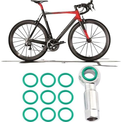 10pcs Road Bike Highway Car MTB Bike Disc Brake Pipe Connector O-Ring Oil Sealing Ring Seal Cycling Accessories