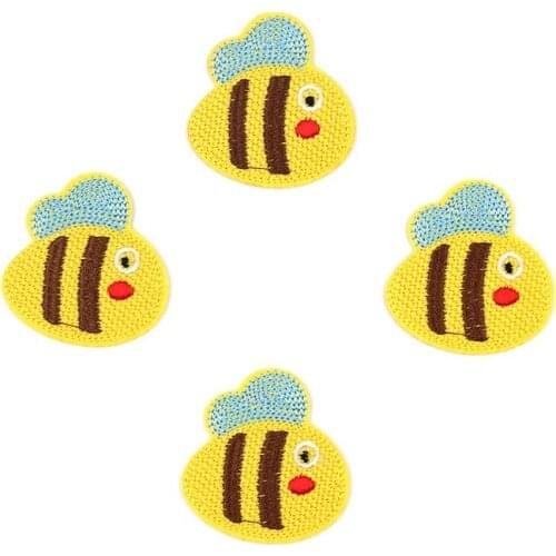 10pcs Cartoon Fish Stickers Embroidery Cute Patches DIY Sewing Jeans Coats Shoes Bags Clothes Badge Iron On Garments Appliques