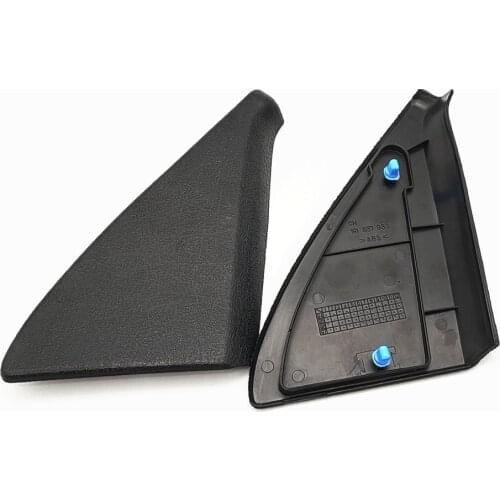191837933 191837944 Black Door Mirror Cover Trim Panel Mount Triangle with Clips fit for Golf Jetta GTI GLI MK2 1985-1992