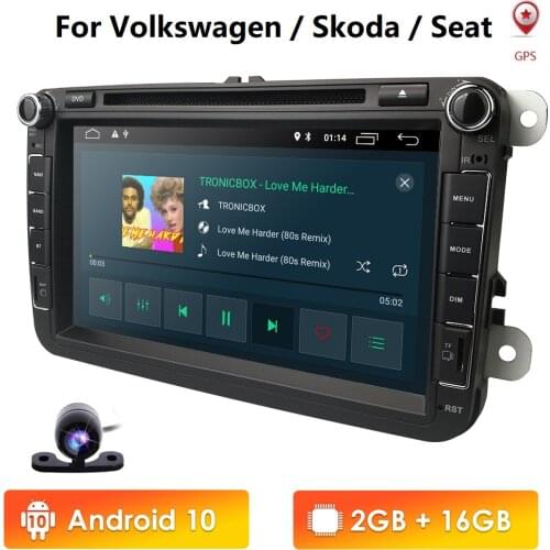 Android 10 8" DSP 2din Car DVD for VW POLO GOLF 5 6 POLO PASSAT B6 CC JETTA TIGUAN TOURAN EOS SHARAN SCIROCCO CADDY 4G GPS Navi