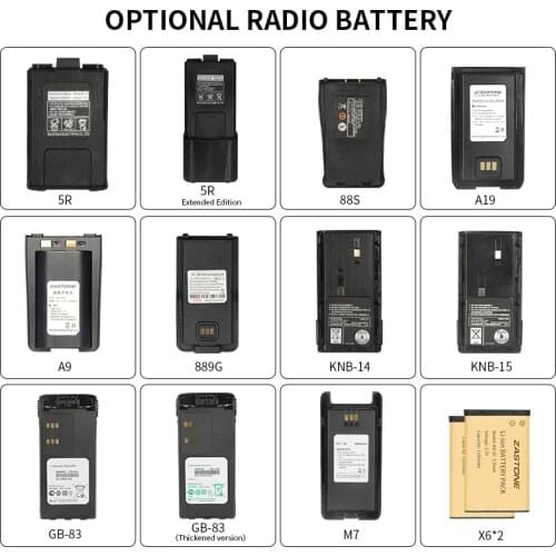 Various types of walkie talkie battery 5R 3107 GP328 M7 Special radio battery walkie talkie Custom battery