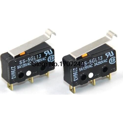 Free shipping 100pcs/lot New original OMRON Travel switch limit switch micro switch SS-5GL13 SS-5GL SS5GL13 0.49N 5A 125VAC