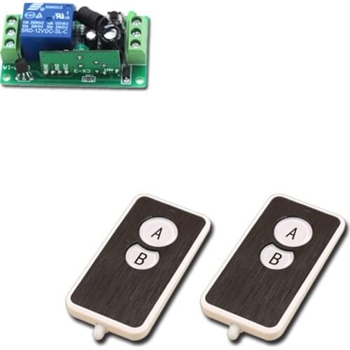 DC 9V Wireless Remote Control Switch RF Wireless Remote Switch 12V 24V 1CH 10A Receiver Transmitter 315Mhz/433Mhz