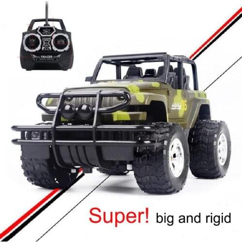 Chiger 1:18 big RC Car AMG Off-Road Vehicle 2.4G camouflage military Car Electric super rigid big size Buggy SUV car