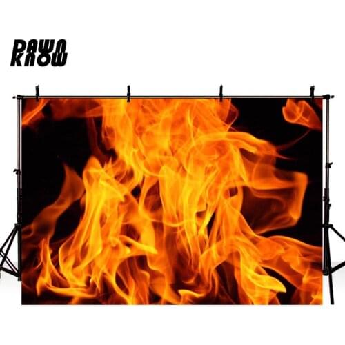 DAWNKNOW Red Hot Fire Photography Background Baby Personal Photocall Fotografia Photo Backdrop Children Photo Shoot lv803