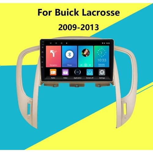For Buick Lacrosse 2009-2019 2 Din Car Radio Android 8.1 9 Inch Touch screen GPS Navigation Multimedia Player Headunit