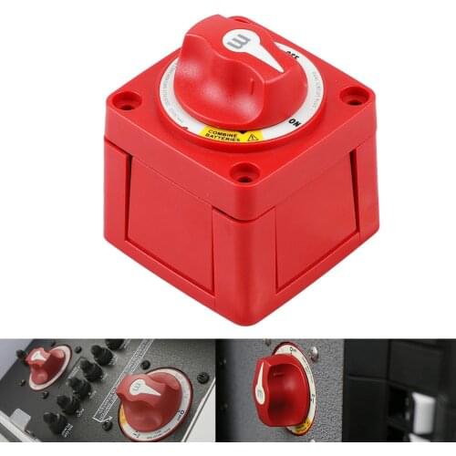 Dual Circuit Plus Battery Switch Mini Waterproof 6011 M-Series 12-32V 100-300A RV Car Boat Battery Selector Isolator Disconnect