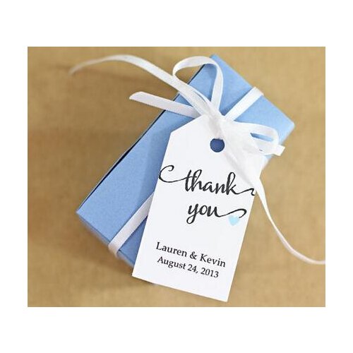 Custom Rustic Calligraphy, Thank You wedding engagement party welcome gift Favor Tags bridal shower Bachelorette booking Cards