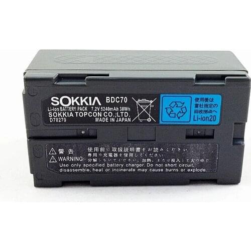 SOKKIA BDC70 Li-ion battery FOR Topcon Total Station ES CX Sokkia FX Set x Series surveying tools 7.2V 5240mAh
