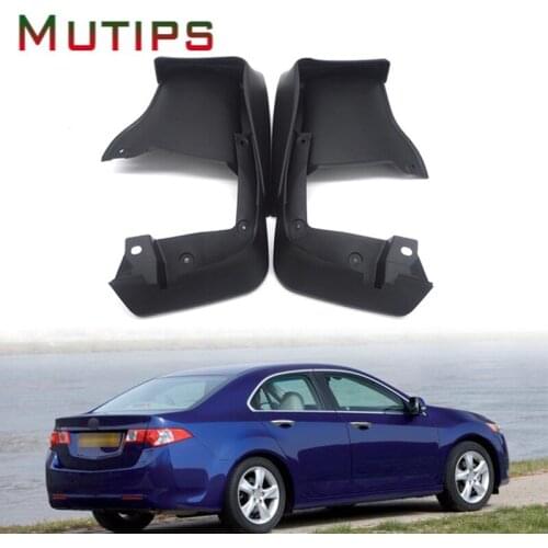 Mutips rear car mud flaps mudguards 4 pcs splash guards protector cover accessories automobile For Honda Accord Sedan 2008-2012