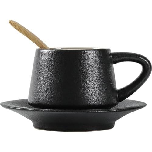 Japanese Porcelain Tea Mate Cup Set Crockery Vintage Traditional White Coffee Cup Set Saucer Creative Xicara Drinkware EB50BD