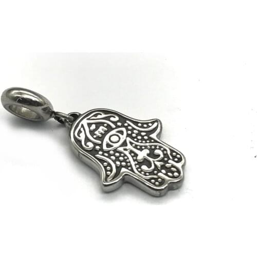 Never Fade 316l Stainless Steel Buddha Hand Dangles Floating Charms Pendant Fit DIY Bracelet Necklace Wholesales