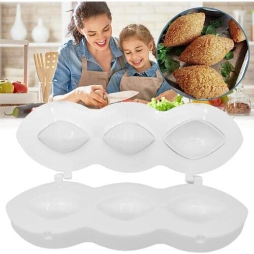 New 2021 Meatball Maker Manual Kibbeh Meatloaf Mold Maker Press Minced Meat Processor Cake Desserts Kitchen Tools Home Meat Pie