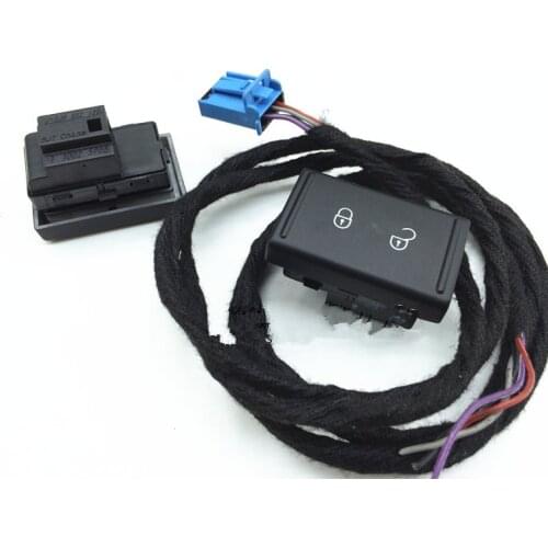OEM Dashboard Look Central Door Lock Switch with Wiring Harness for Skoda Fabia