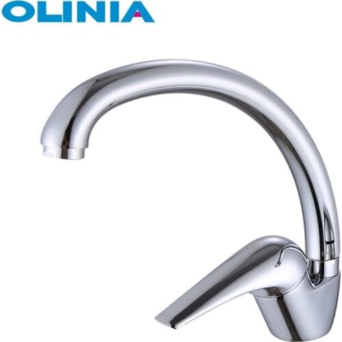 OLINIA kitchen faucet single handle rotatable kitchen zinc faucet kichen filter faucet swan type kitchen mixer faucet OL7195