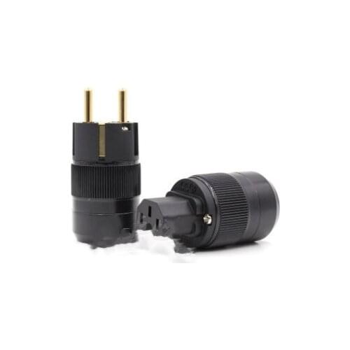 P-013 European standard power plug HiFi speaker power plug factory wholesale