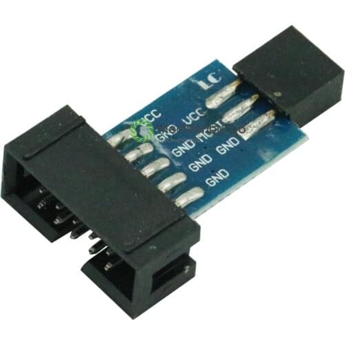 10Pin to 6Pin adapter board for AVRISP MKII USBASP STK500 35 mm x 20 mm excellent quality