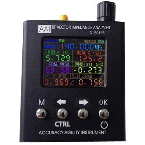 English verison 100 % genuine Antenna Analyzer N1201SA+ instrument Talent impedance analyzer tester 35MHz~2.7GHz