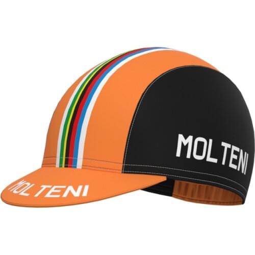 1987 Competition MOLTENI Team Retro Man And Women Cycling Cap Triathlon Bike Jersey Hat Gorra de ciclismo