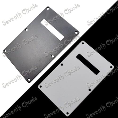 2 Pcs Electric Guitar Cavity Cover Spring Cover Back Plate Wiring Cover (White & Black 2 Color Can Choose) HGB-YZK