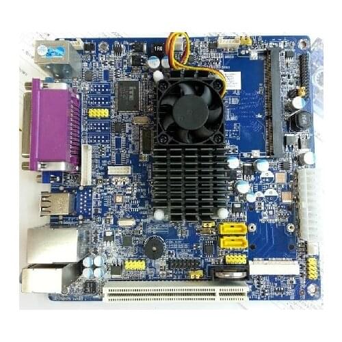 Second hand)D525 industrial motherboard supermarket POS cash register advertising on-board dual-core CPU advertising