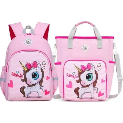 Disney Childrens Cartoon Unicorn Backpack For Girls Boys Pattern Bag Kindergarten Schoolbag Cute