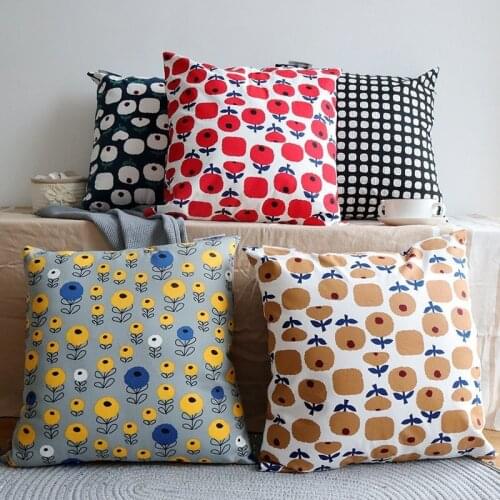 Japan Style Classic Plaid Eco Washed Cotton Pillowcases Simple Envelop Pillow Cases Bed Pillow Cover W/O Filler 2pcs/1pair