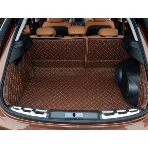 Good quality & Free shipping! Full set trunk mats for Citroen DS6 2017-2014 durable waterproof cargo liner carpets for DS6 2016