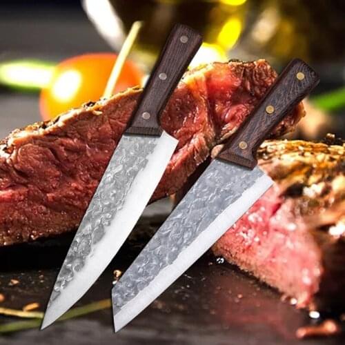Forged Steel Slaughter Boning Knife Kitchen Knives Japanese Fishing Chef Knife Slicing Cleaver Cooking Special-Purpose Tools