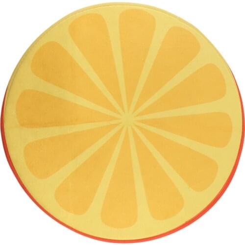 Fruits Printed Round Area Rug Floor Carpet Mat Non Slip Floor Mats 23.6 Inch