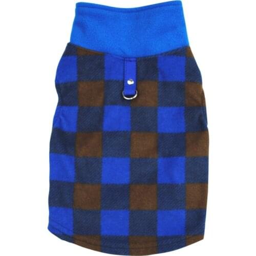 Dogs Autumn Winter Thickened Vest Coat Small Medium Dogs Warm Costume With Traction Ring Dog Costume Clothes