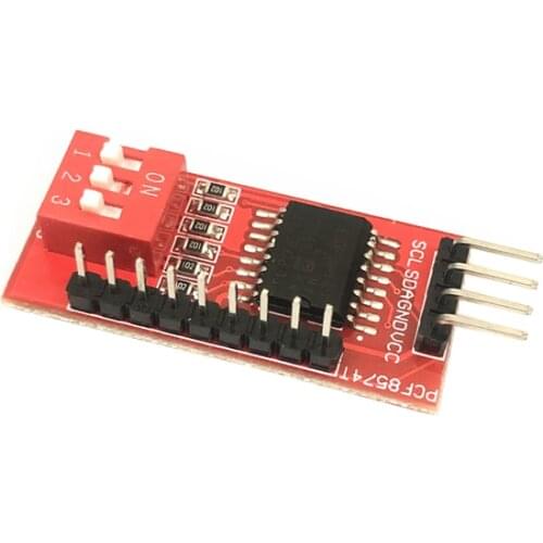 PCF8574 PCF8574T I/O For I2C IIC Port Interface Support Cascading Extended Module Expansion Board High Low Level