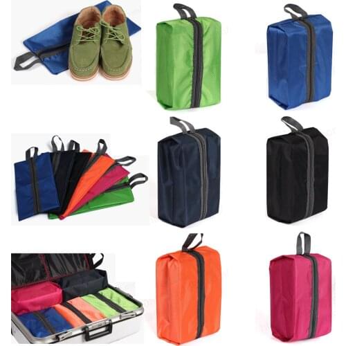 Portable Compressed Travel Waterproof Wash Shoe Bag Zipper Toiletry Makeup Storage Pouch bags