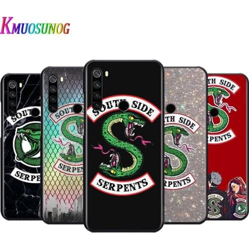 Riverdale southside For Xiaomi Redmi Note 4 4X 5 5A 6 7 8 8T 7S 9S 9T 10 10S 5G Pro Prime Max Silicone Balck Soft Phone Case