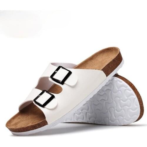 2021 Multicolor Platform Peep Toe Sandals Women Buckle Casual Beach Shoes Solid Color One-word Flat-bottomed Comfort Large Size