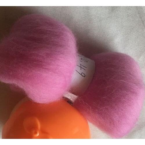 WFPFBEC 70s Australia COMBED 100% WOOL fiber merino diy wool for neddles felting 50g 100g 200g 300g 500g NO.49